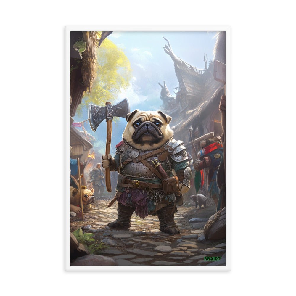 Lucy the Fearless – Framed Photo Paper Poster - BBairt