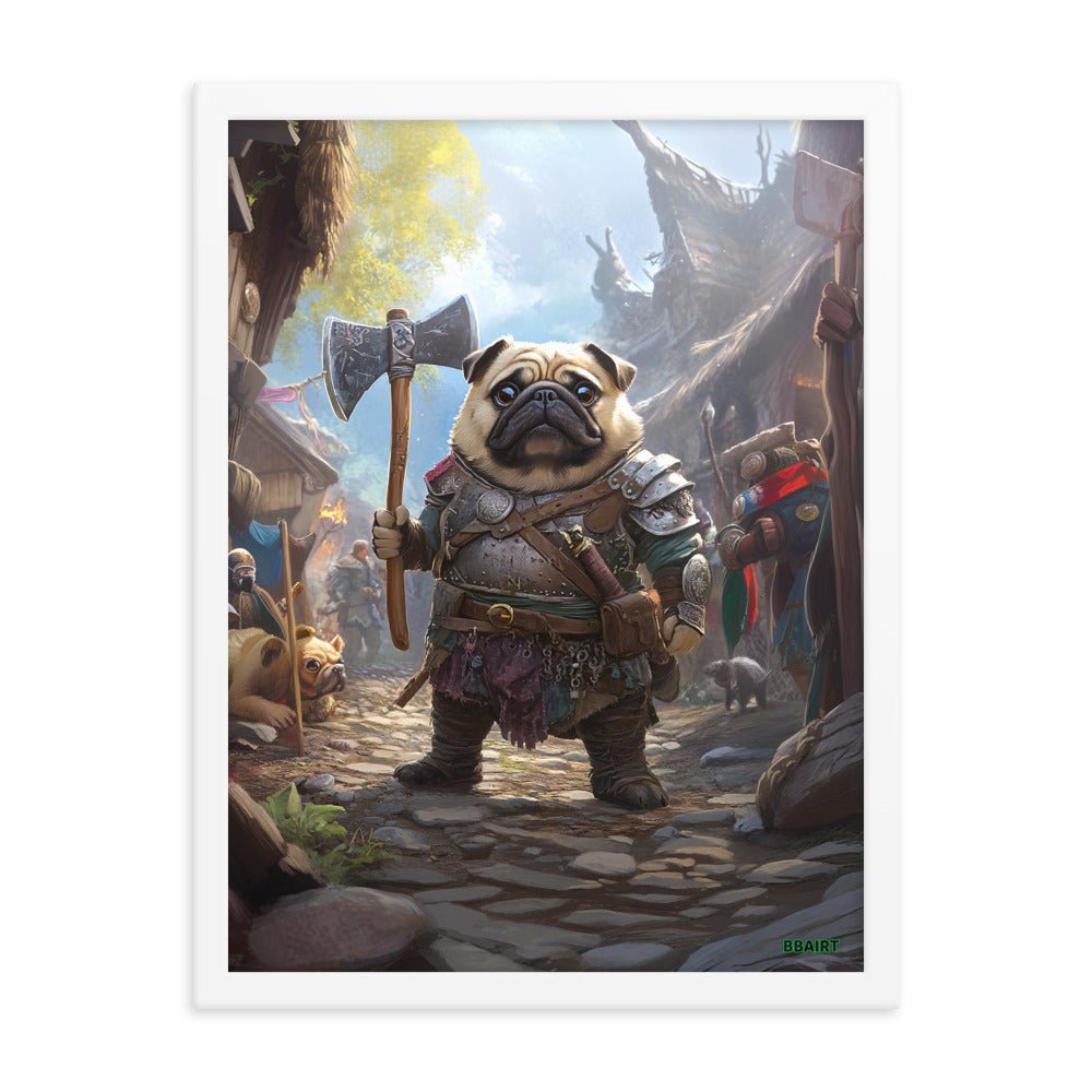 Lucy the Fearless – Framed Photo Paper Poster - BBairt
