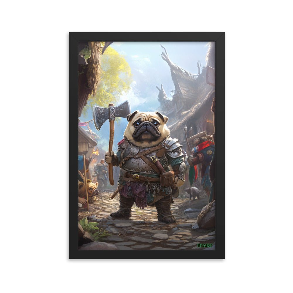 Lucy the Fearless – Framed Photo Paper Poster - BBairt