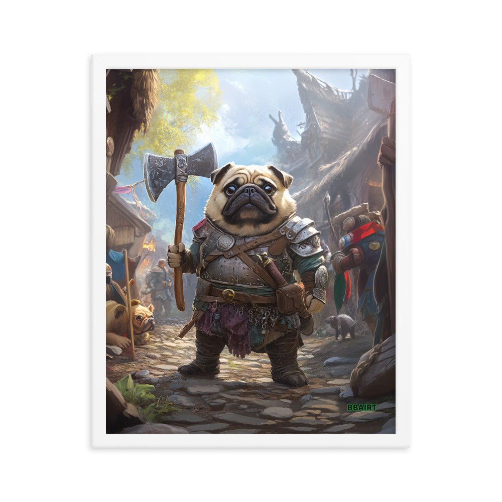 Lucy the Fearless – Framed Photo Paper Poster - BBairt