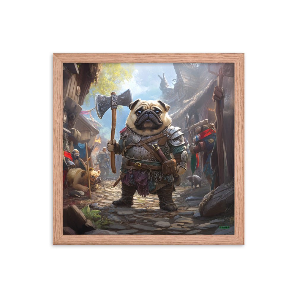 Lucy the Fearless – Framed Photo Paper Poster - BBairt
