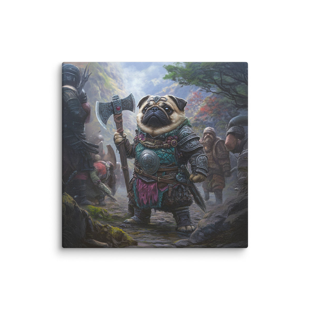 Lucy the Fearless – Mountain Vanguard Edition - Canvas Print - BBairt