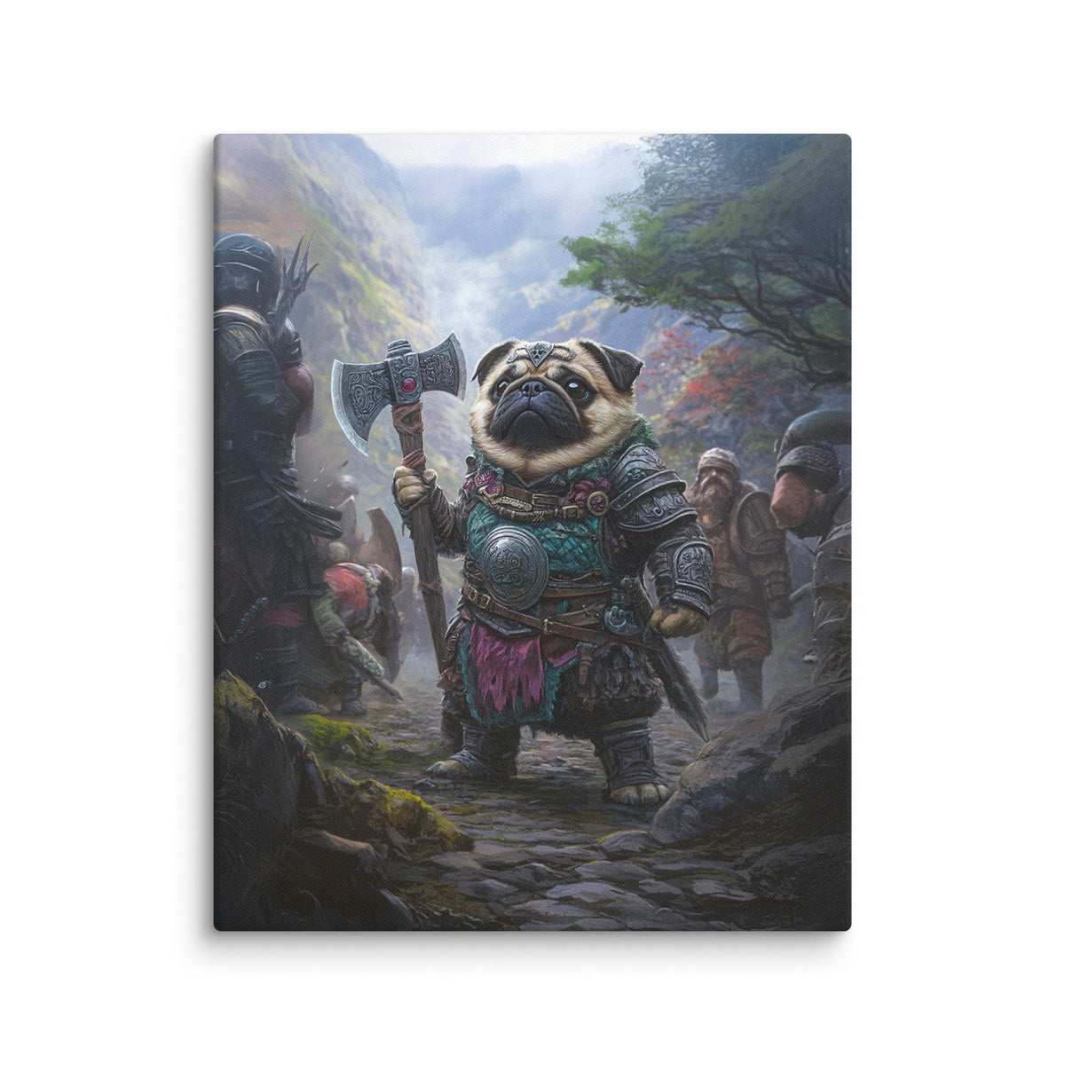 Lucy the Fearless – Mountain Vanguard Edition - Canvas Print - BBairt