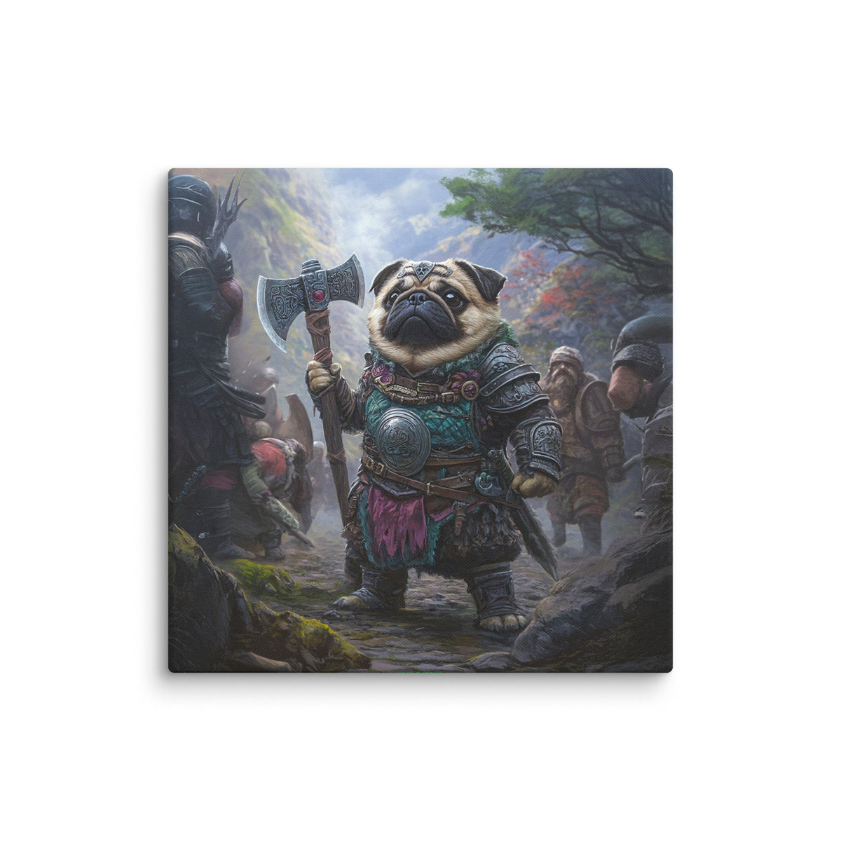 Lucy the Fearless – Mountain Vanguard Edition - Canvas Print - BBairt