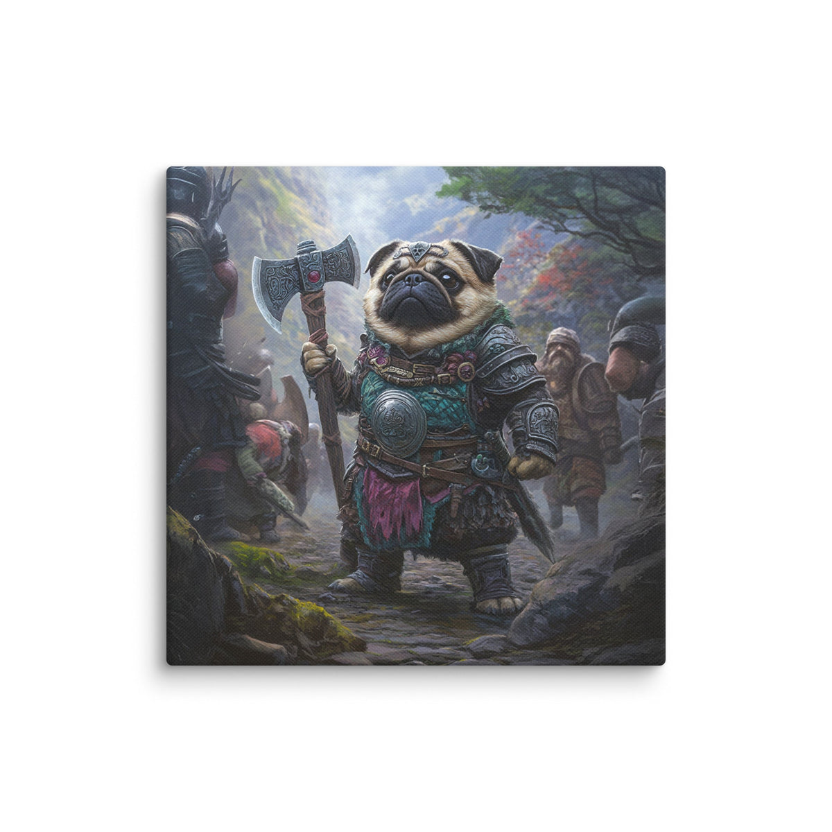 Lucy the Fearless – Mountain Vanguard Edition - Canvas Print - BBairt