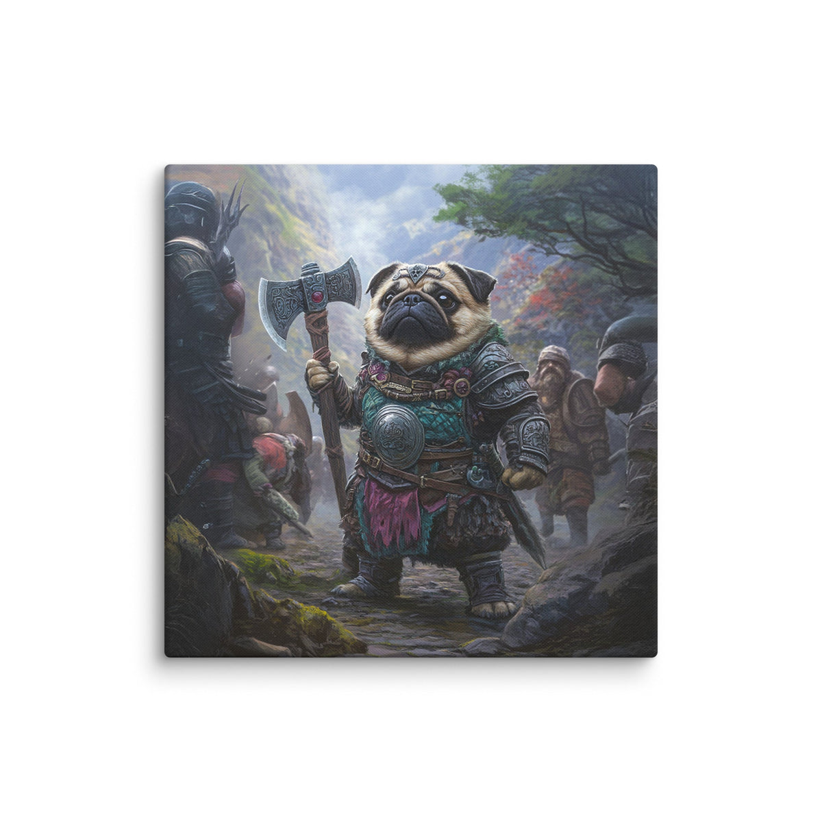 Lucy the Fearless – Mountain Vanguard Edition - Canvas Print - BBairt