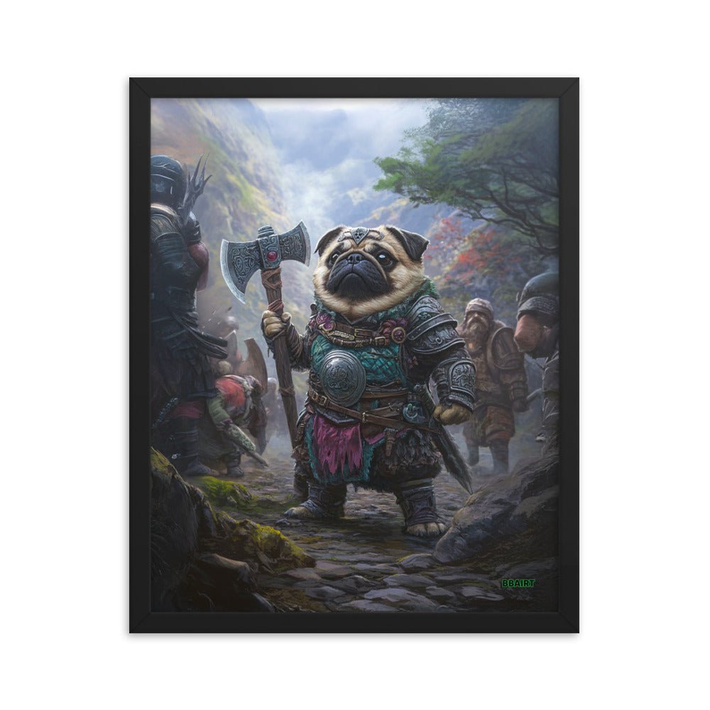 Lucy the Fearless – Mountain Vanguard Edition - Framed Matte Poster - BBairt