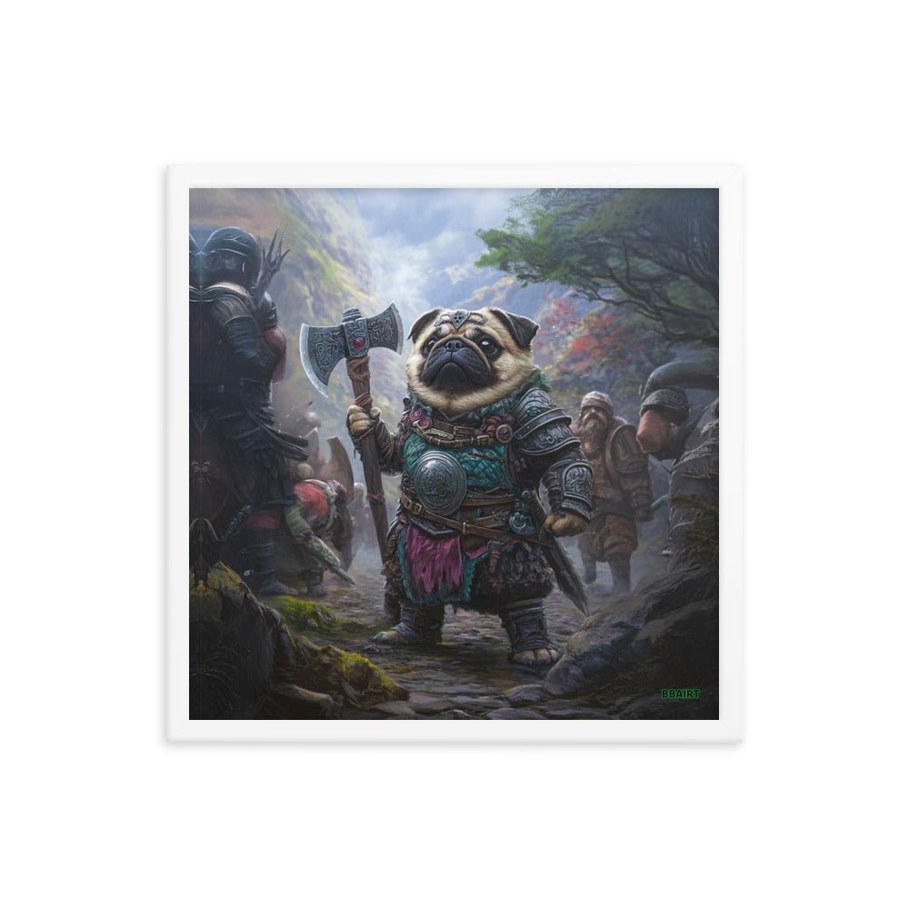 Lucy the Fearless – Mountain Vanguard Edition - Framed Matte Poster - BBairt