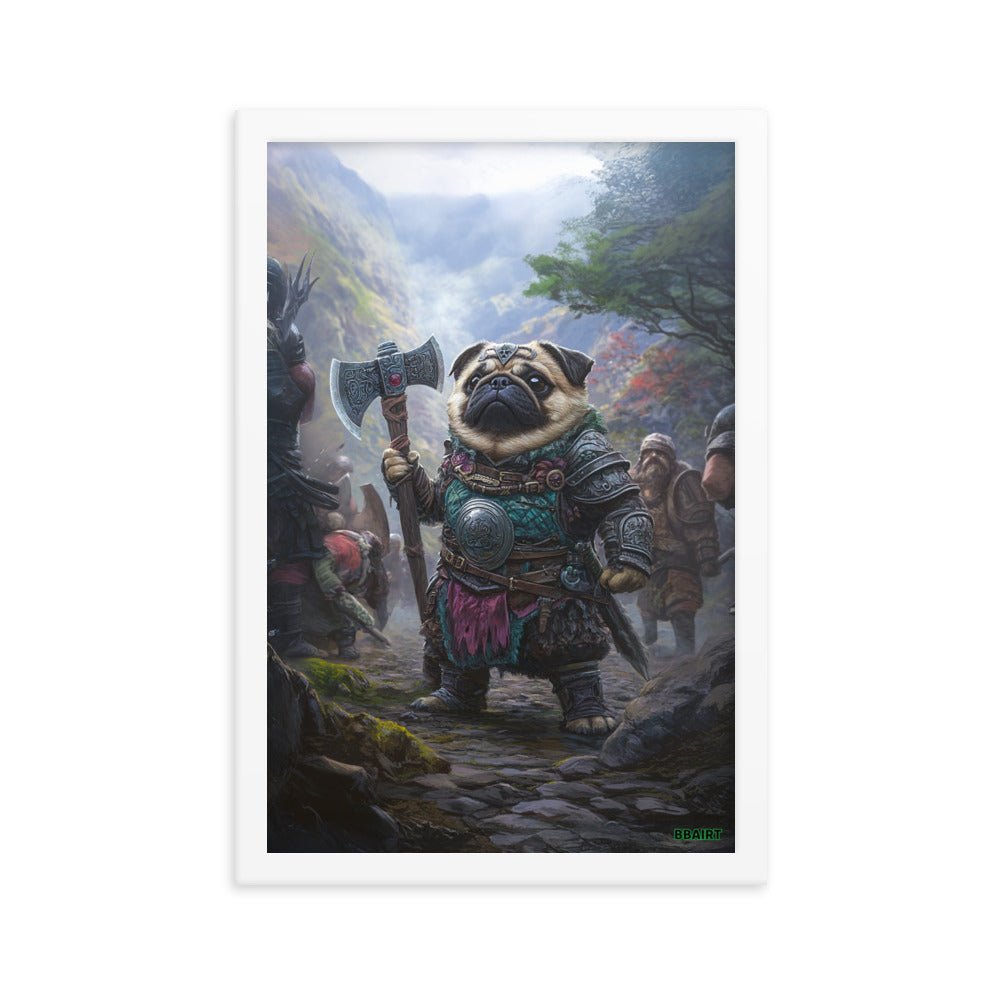 Lucy the Fearless – Mountain Vanguard Edition - Framed Matte Poster - BBairt