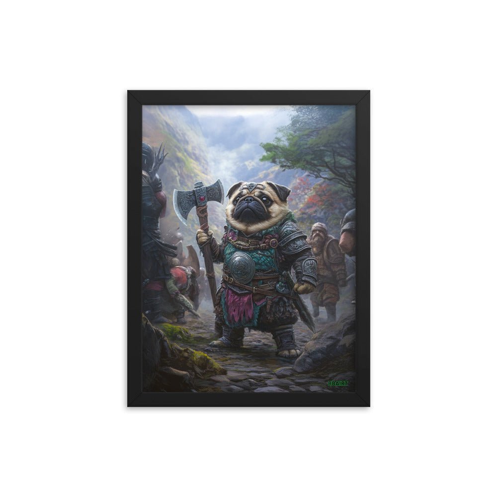 Lucy the Fearless – Mountain Vanguard Edition - Framed Matte Poster - BBairt