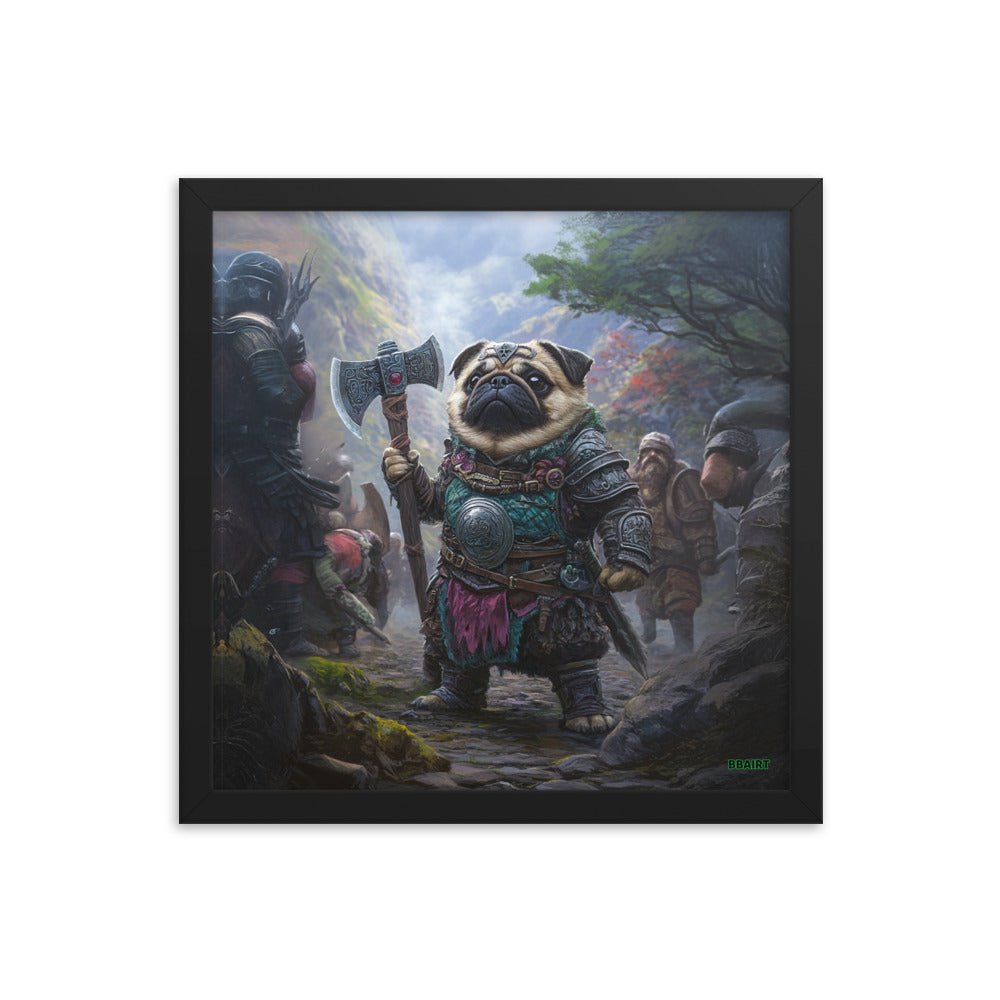 Lucy the Fearless – Mountain Vanguard Edition - Framed Matte Poster - BBairt