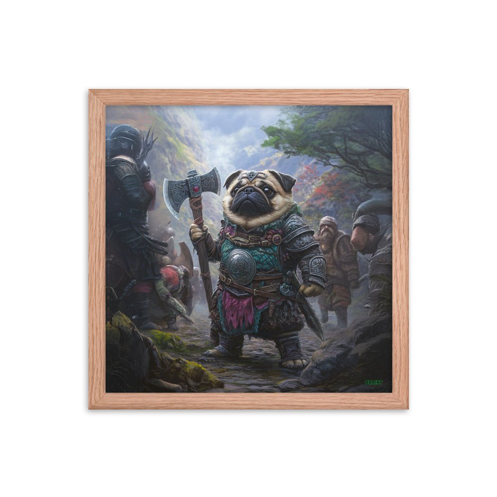 Lucy the Fearless – Mountain Vanguard Edition - Framed Photo Paper Poster - BBairt