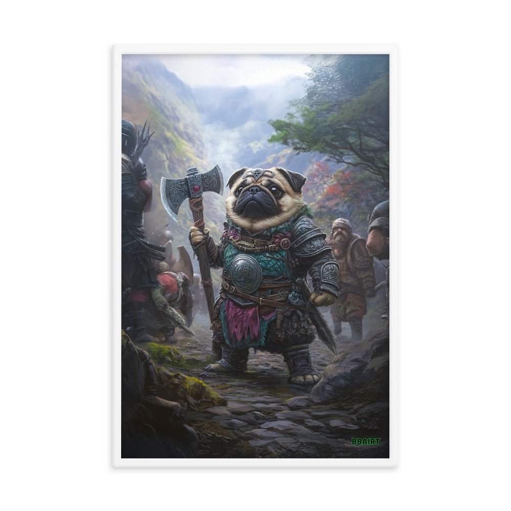 Lucy the Fearless – Mountain Vanguard Edition - Framed Photo Paper Poster - BBairt