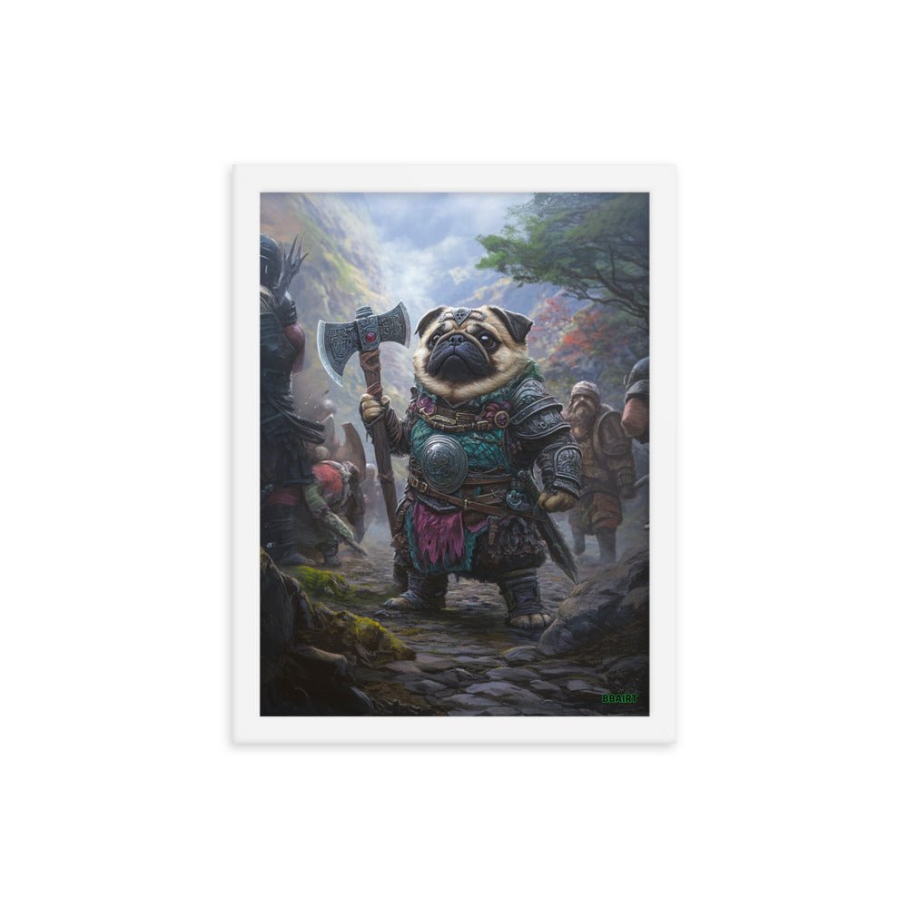 Lucy the Fearless – Mountain Vanguard Edition - Framed Photo Paper Poster - BBairt