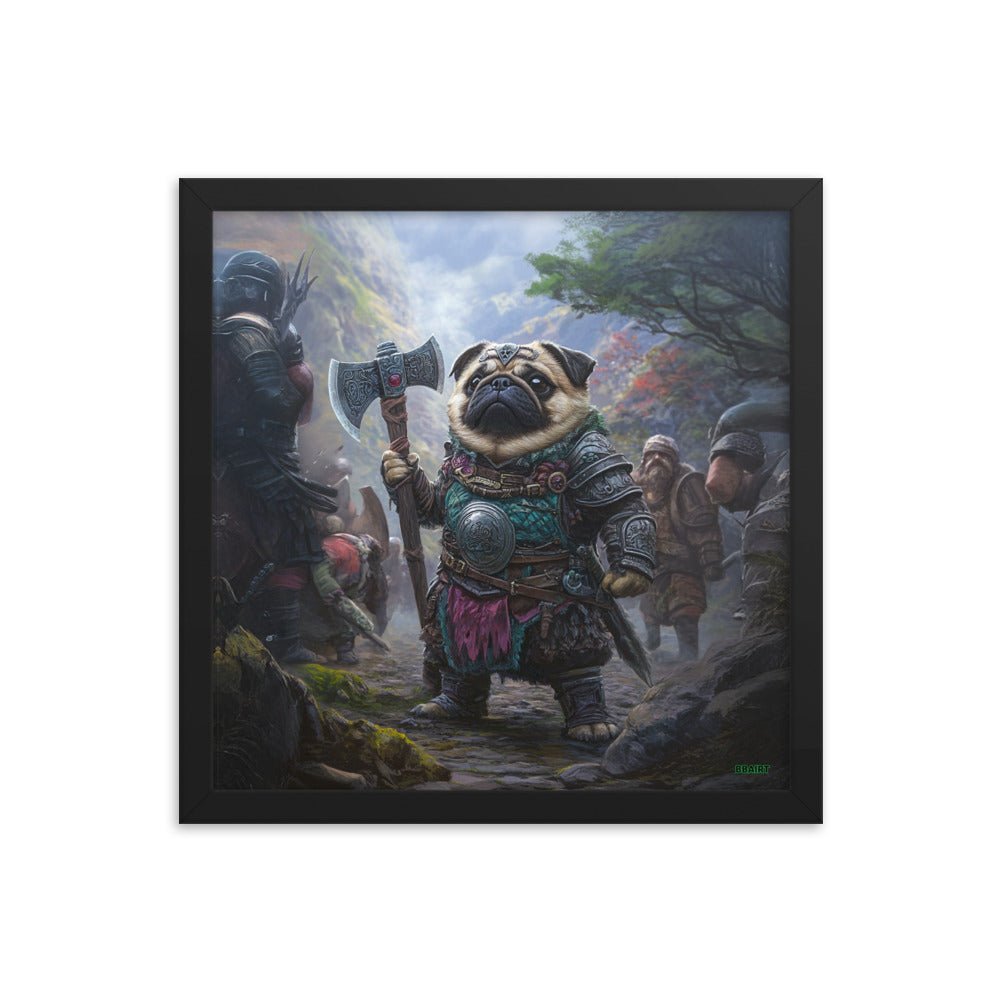 Lucy the Fearless – Mountain Vanguard Edition - Framed Photo Paper Poster - BBairt