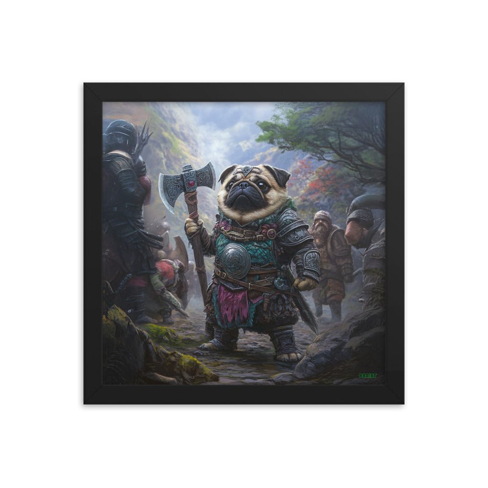 Lucy the Fearless – Mountain Vanguard Edition - Framed Photo Paper Poster - BBairt