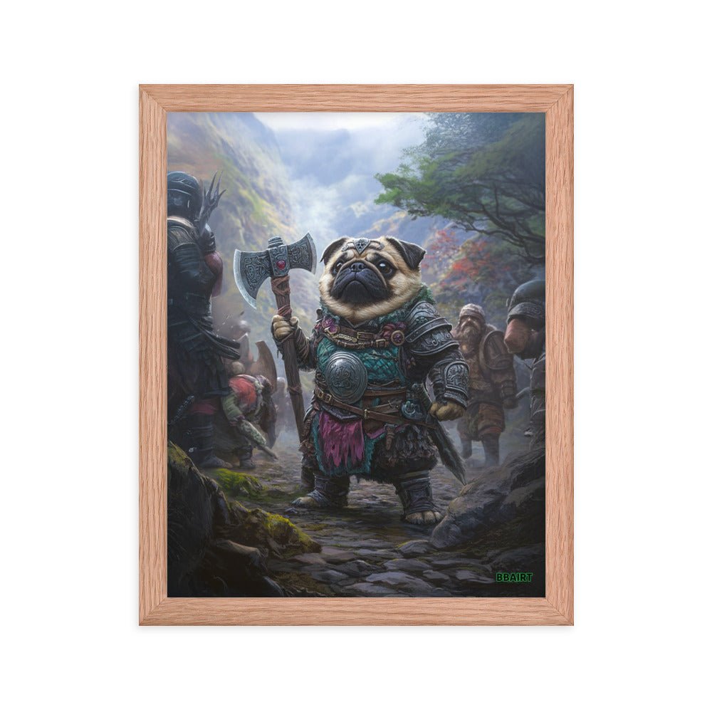 Lucy the Fearless – Mountain Vanguard Edition - Framed Photo Paper Poster - BBairt
