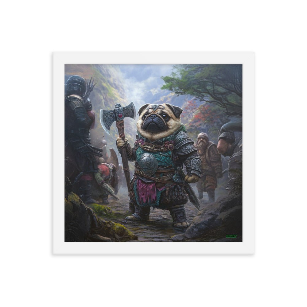 Lucy the Fearless – Mountain Vanguard Edition - Framed Photo Paper Poster - BBairt