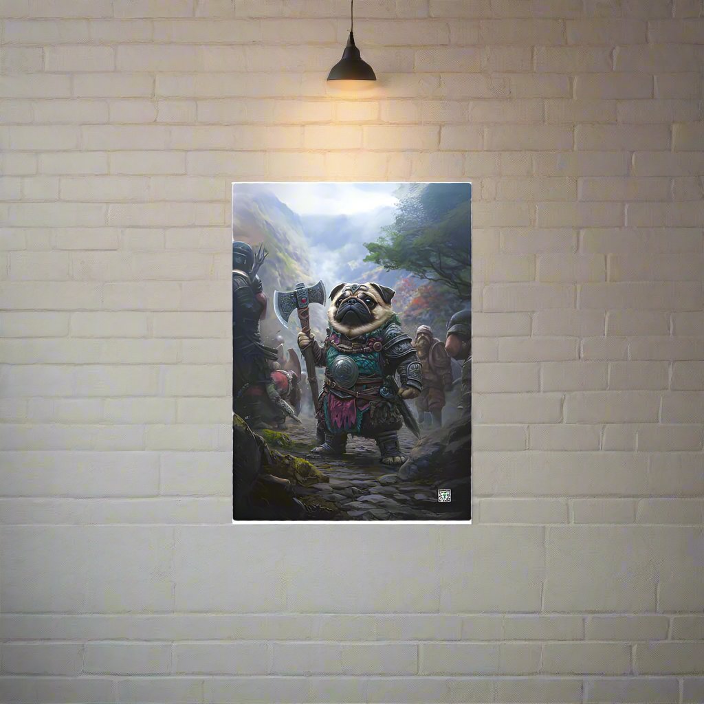 Lucy the Fearless – Mountain Vanguard Edition - Matte Poster - BBairt