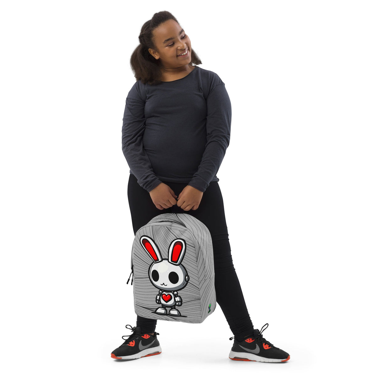Lumi the Heartbot - Minimalist Backpack - BBairt