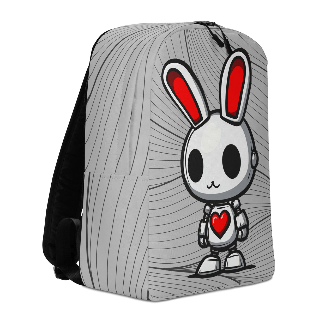 Lumi the Heartbot - Minimalist Backpack - BBairt