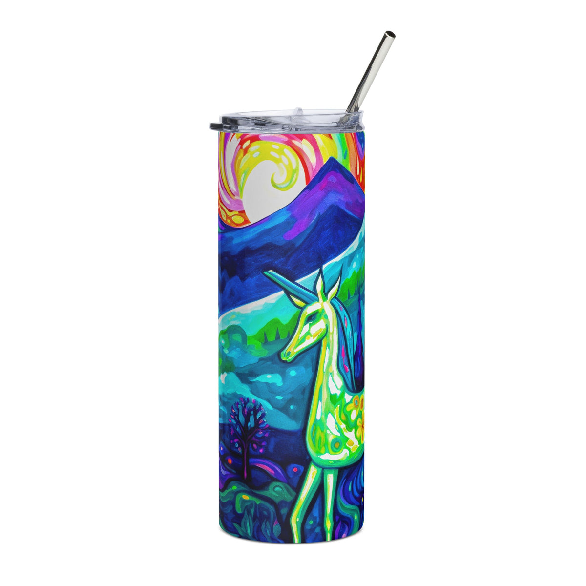 Luminous Convergence - Stainless Steel Tumbler - BBairt