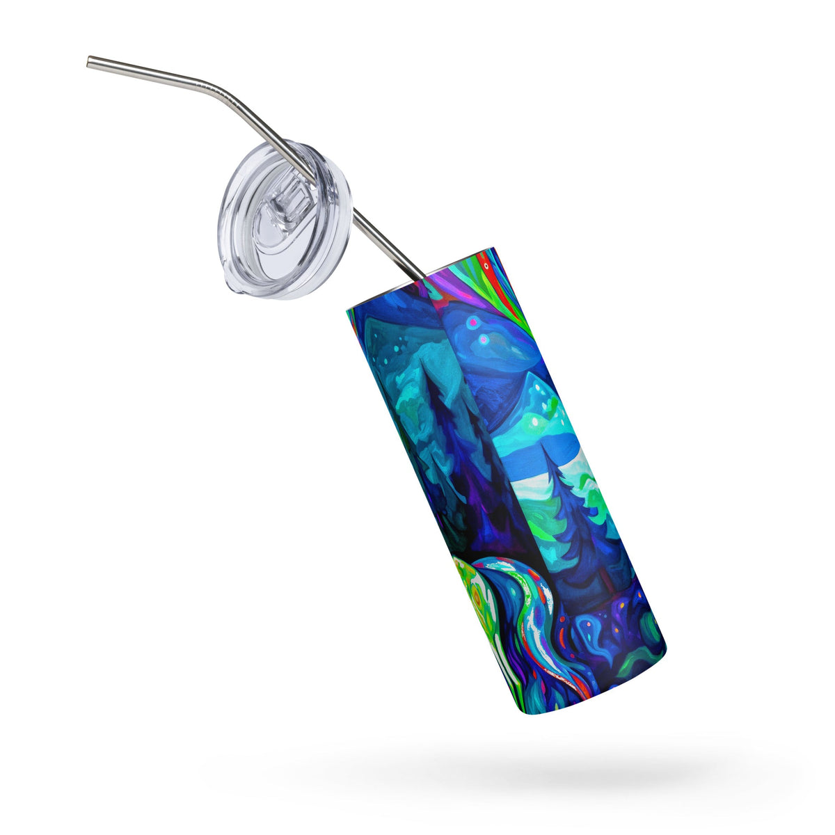 Luminous Convergence - Stainless Steel Tumbler - BBairt