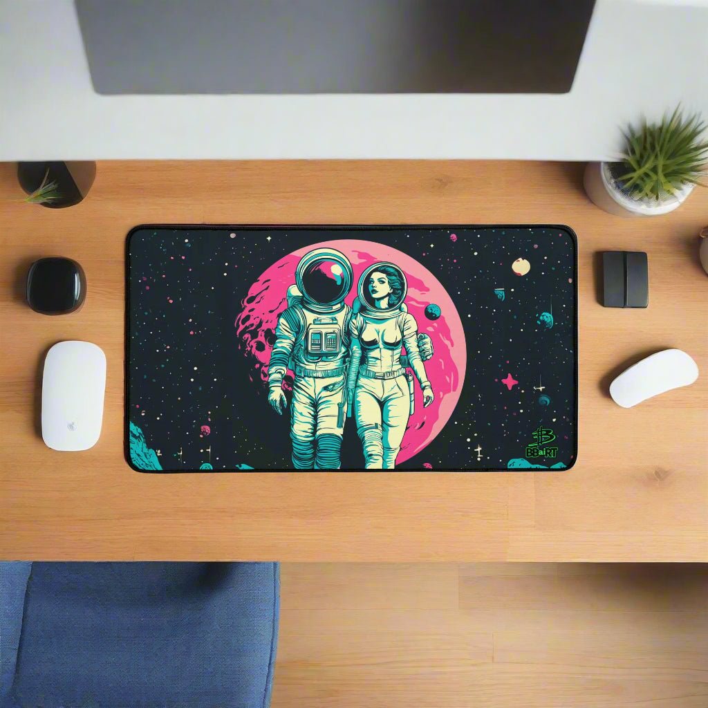 Lunar Stroll Desk Mat – Stylish Workspace Essential