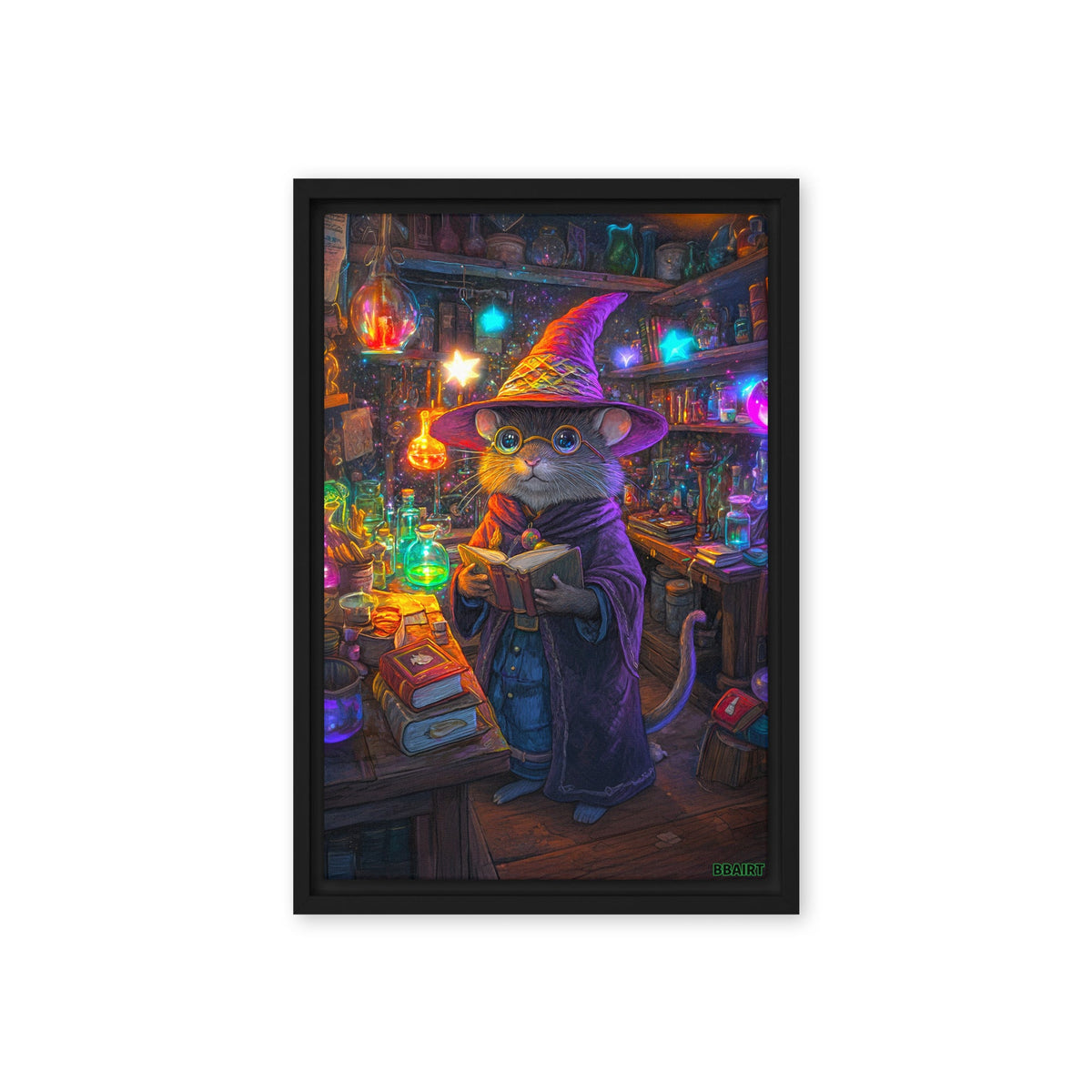 Magnus the Alchemist - Framed Canvas Print - BBairt