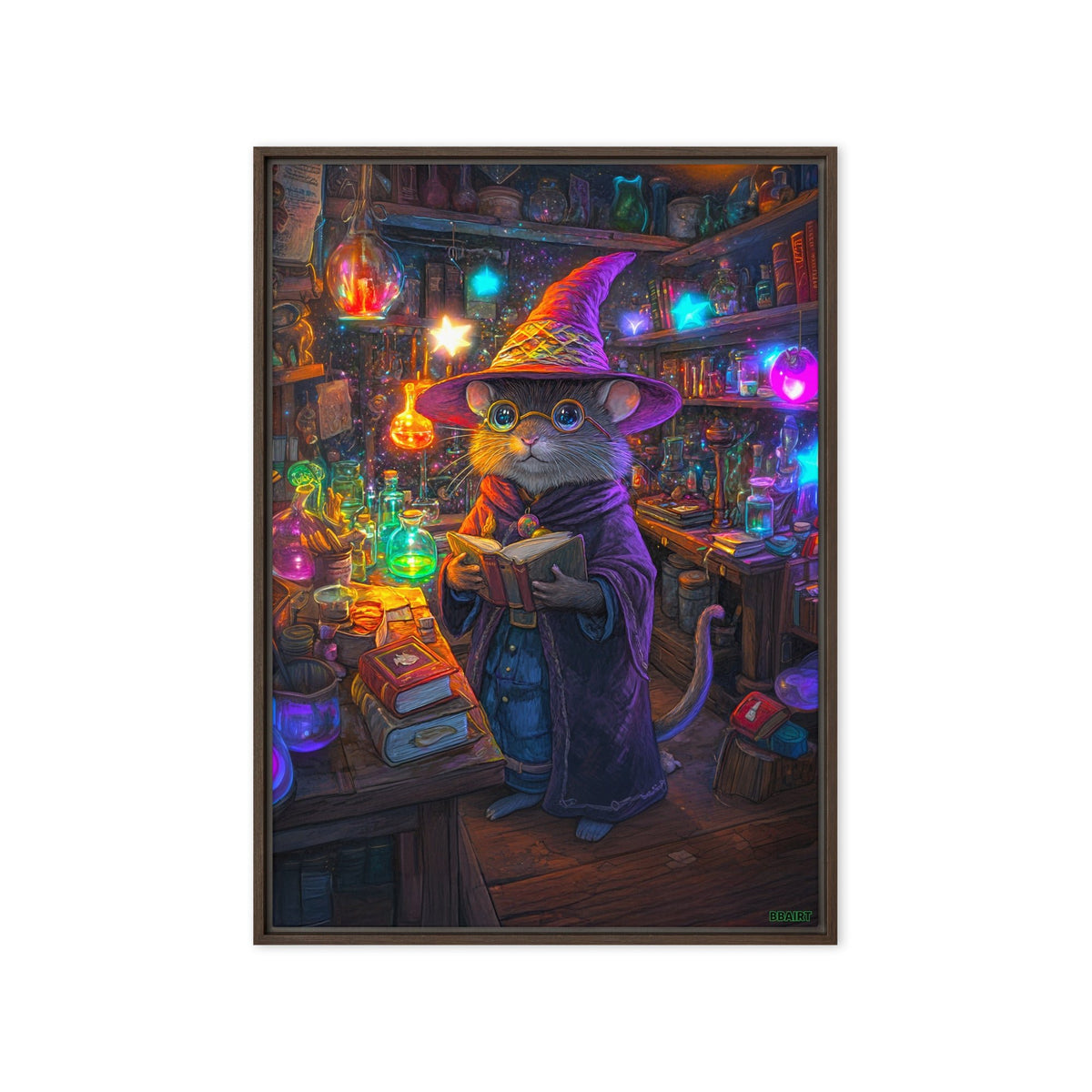 Magnus the Alchemist - Framed Canvas Print - BBairt