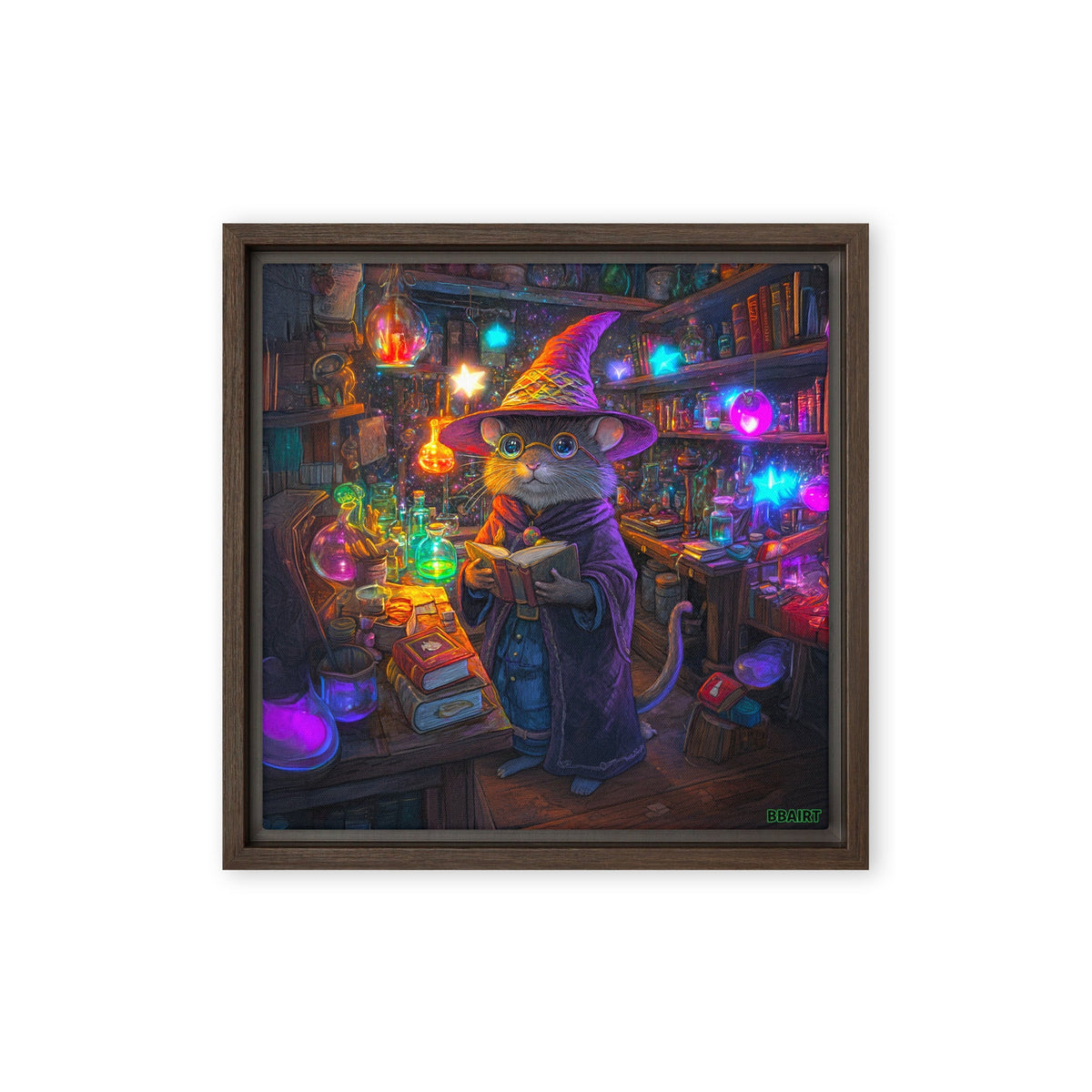 Magnus the Alchemist - Framed Canvas Print - BBairt