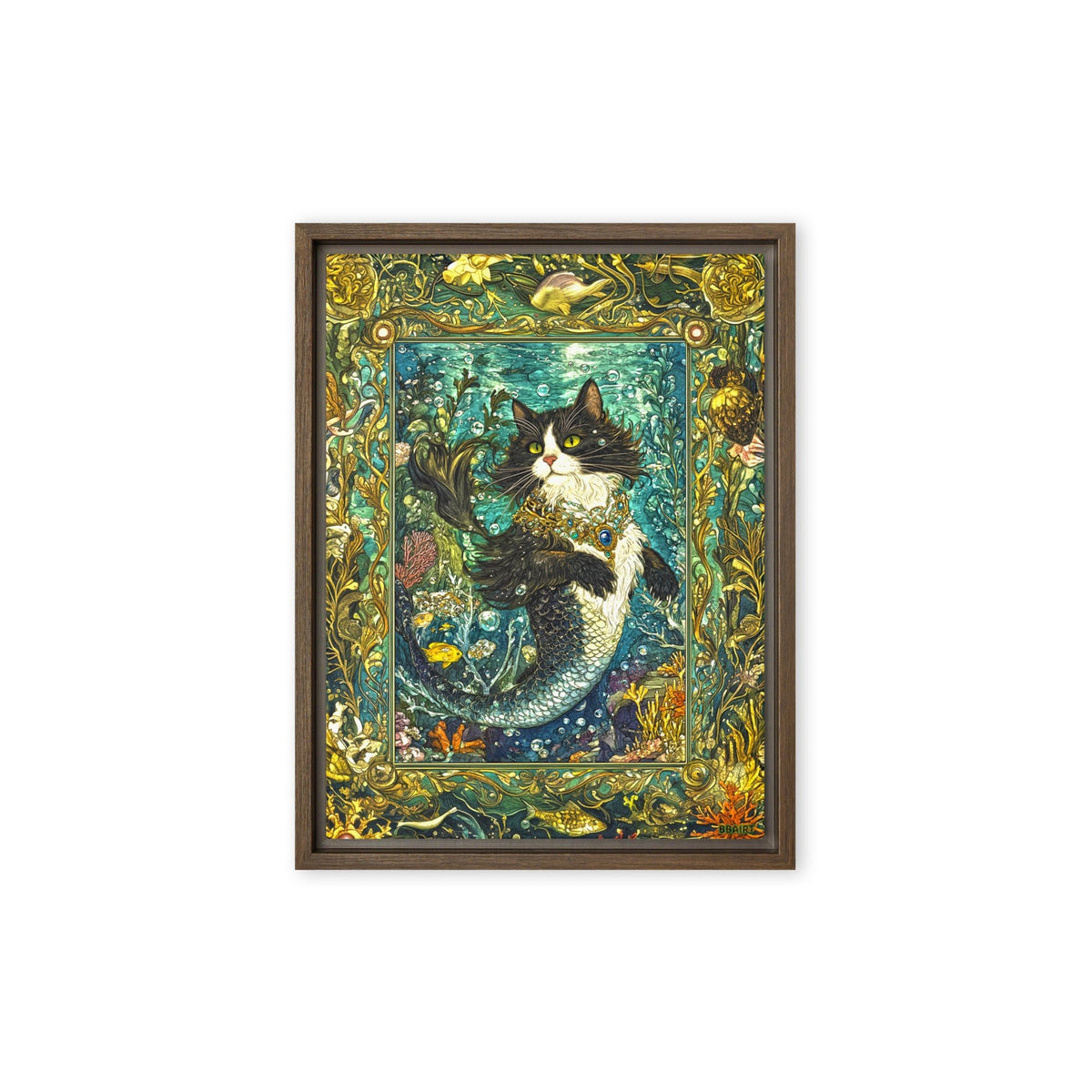 Marina the Enchanted – Framed Canvas Print - BBairt