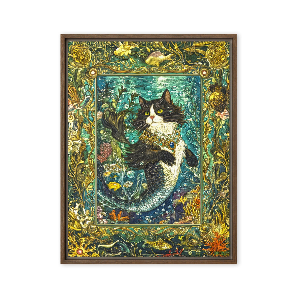 Marina the Enchanted – Framed Canvas Print - BBairt