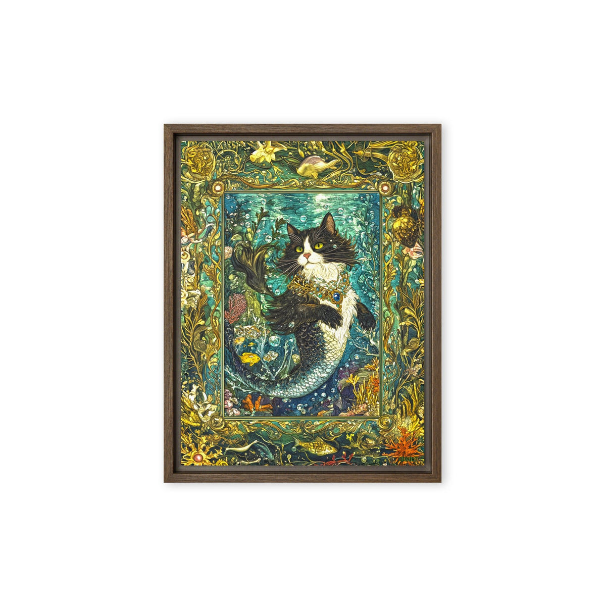 Marina the Enchanted – Framed Canvas Print - BBairt