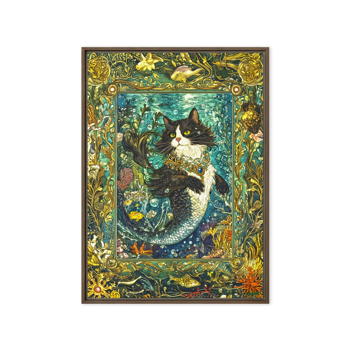 Marina the Enchanted – Framed Canvas Print - BBairt