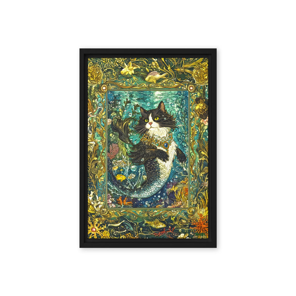 Marina the Enchanted – Framed Canvas Print - BBairt