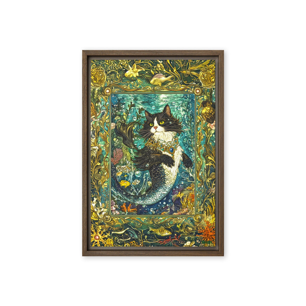 Marina the Enchanted – Framed Canvas Print - BBairt