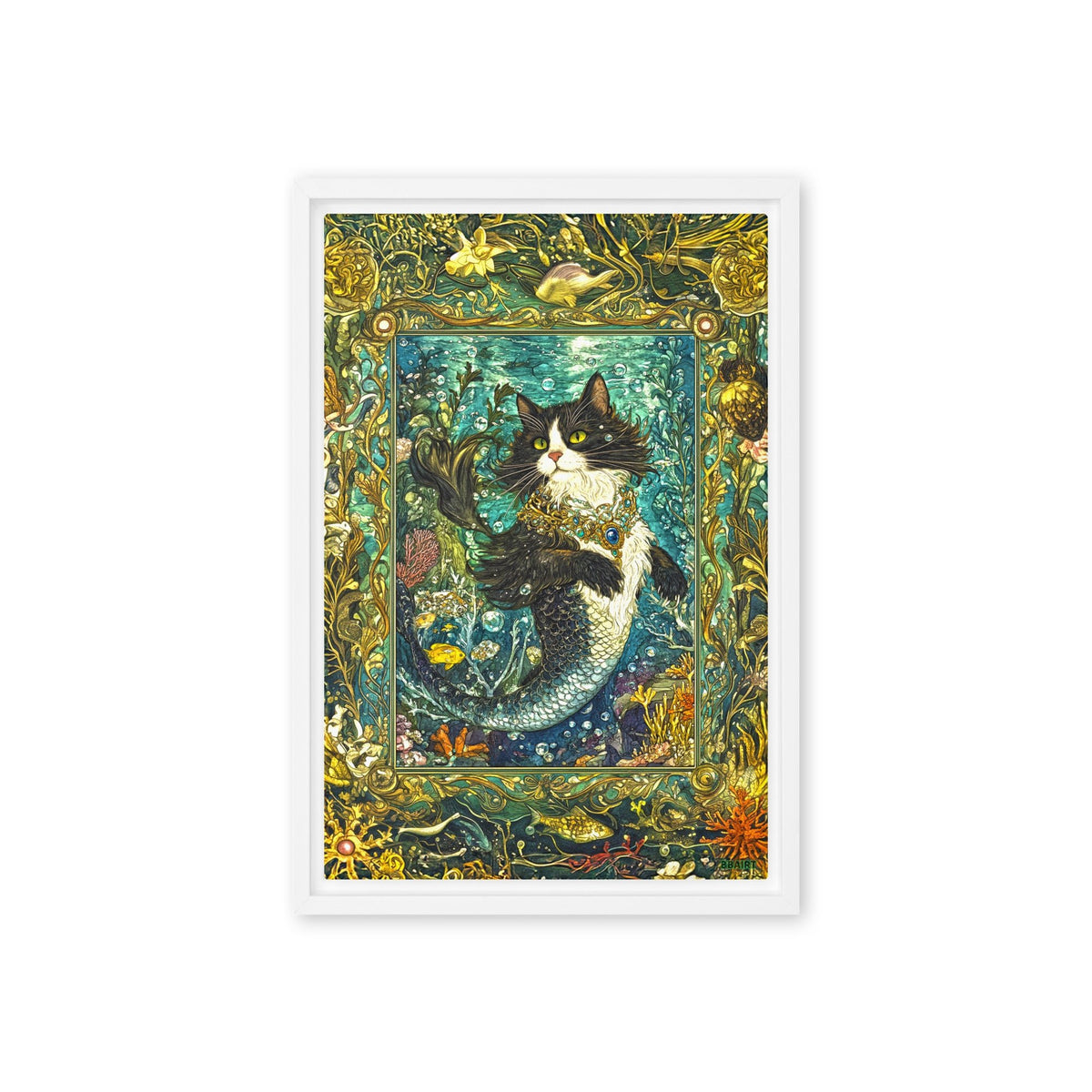 Marina the Enchanted – Framed Canvas Print - BBairt