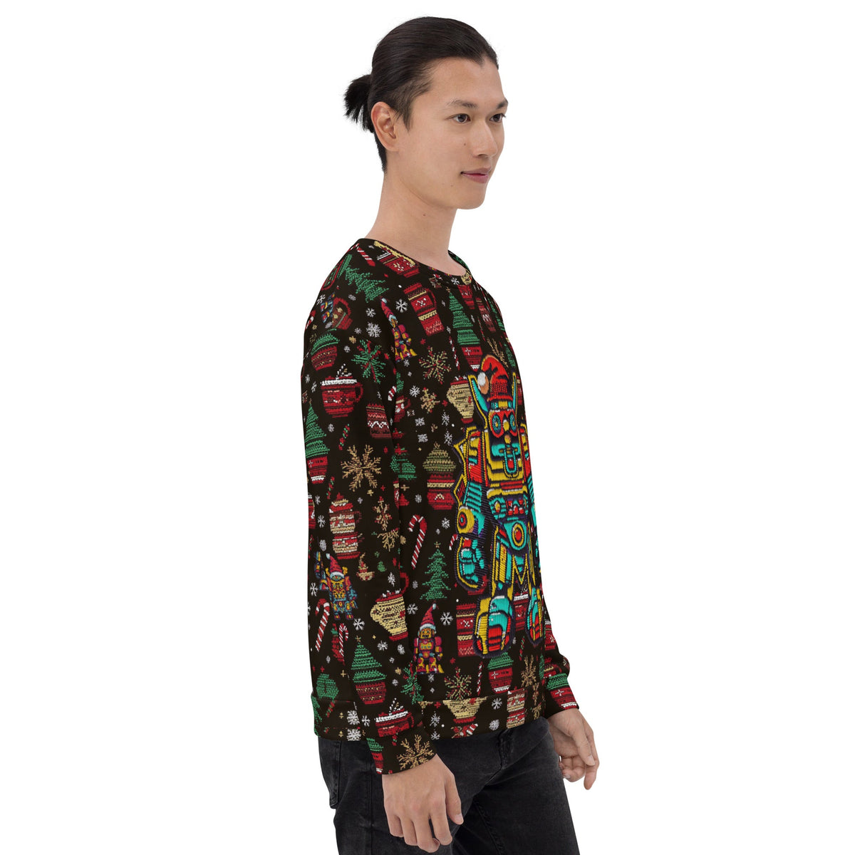 Mech Bushido Guardian Christmas Sweater - BBairt