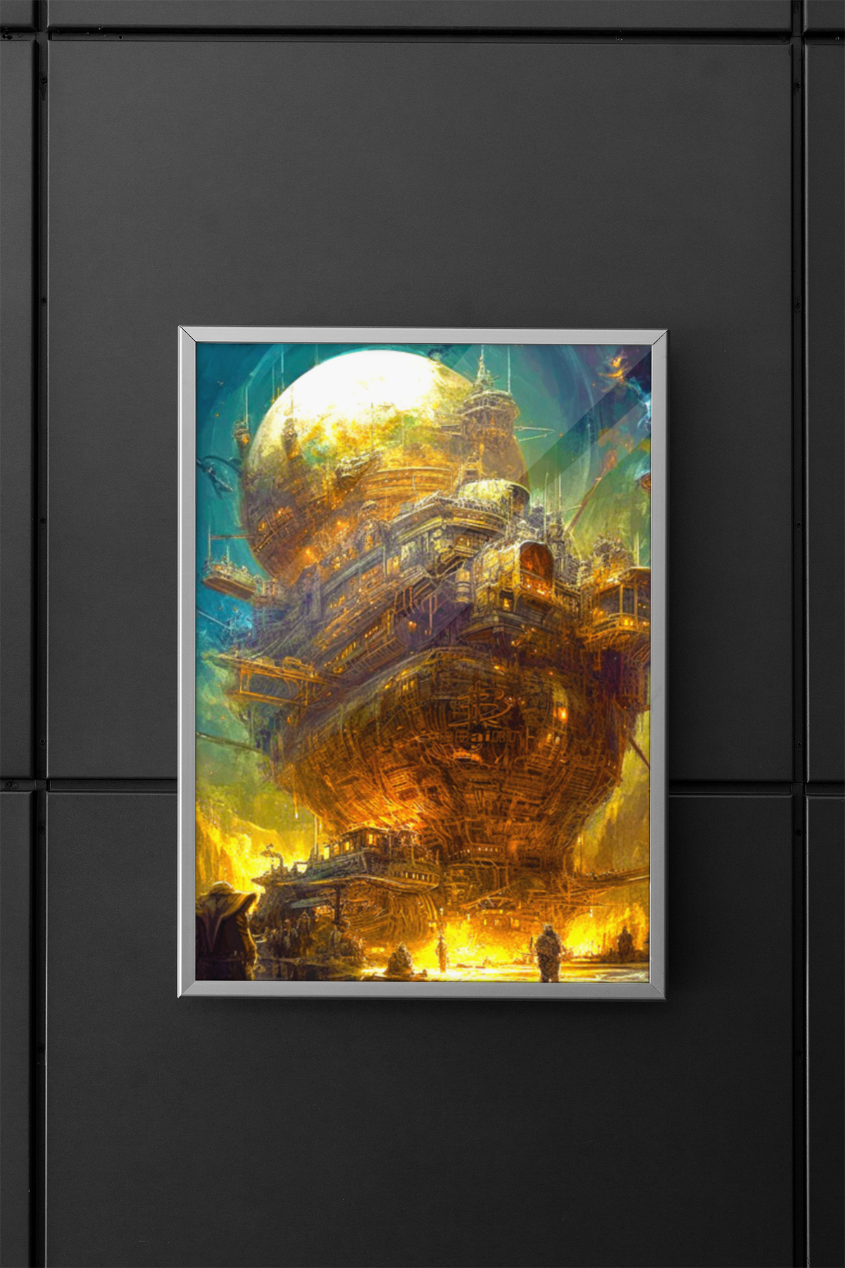 Astro-Industrial Majesty - Matte Poster