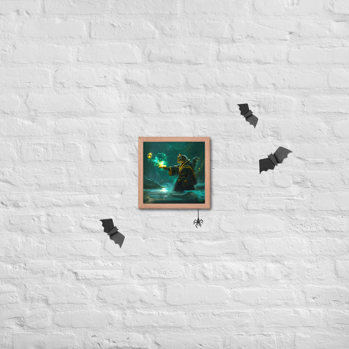 Mysticpaw the Spellcaster - Framed Photo Paper Poster - BBairt