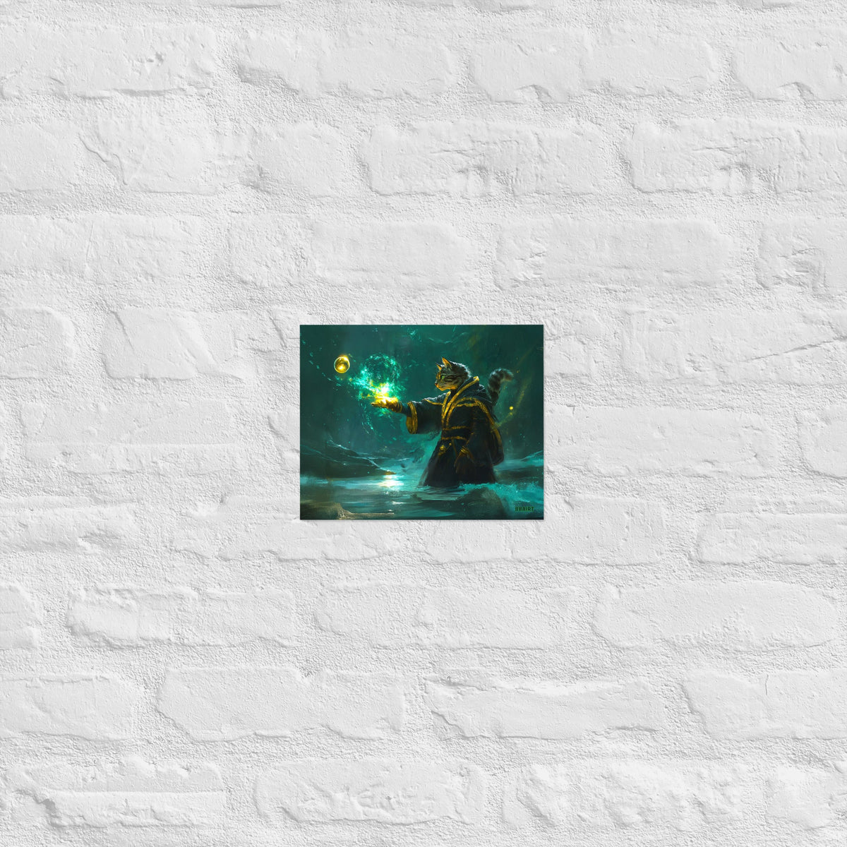 Mysticpaw the Spellcaster - Matte Poster - BBairt