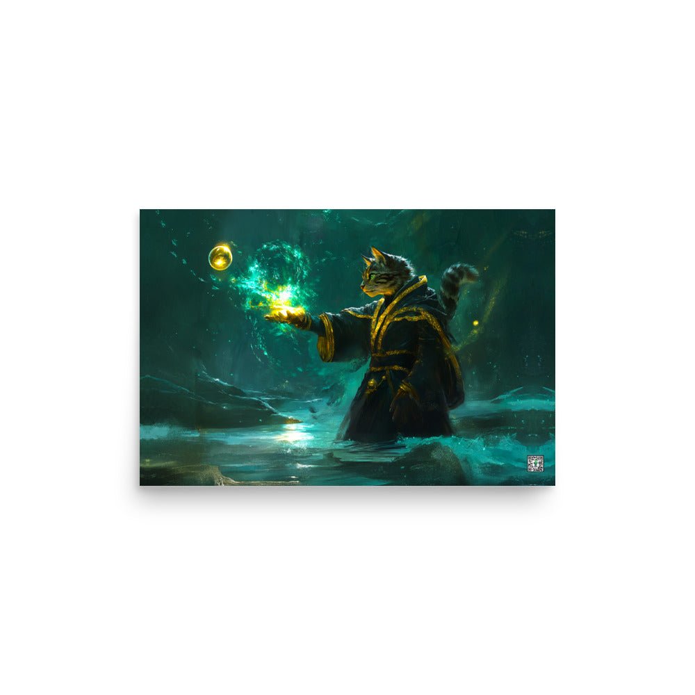Mysticpaw the Spellcaster - Photo Paper Poster - BBairt