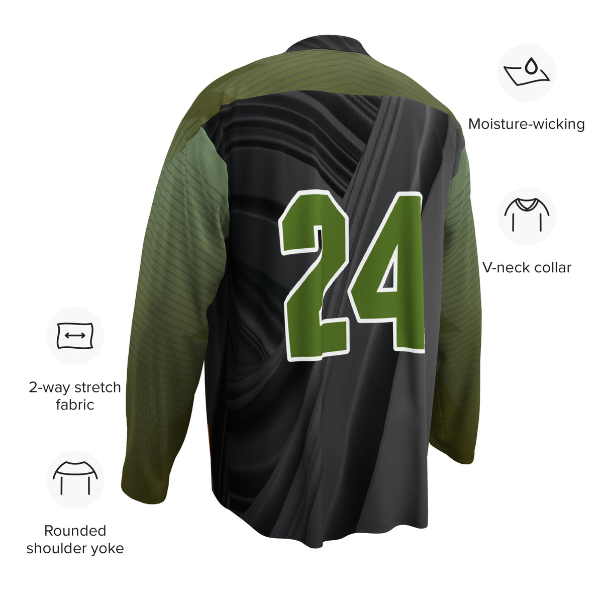 Nebula Croaker - Recycled hockey fan jersey - BBairt