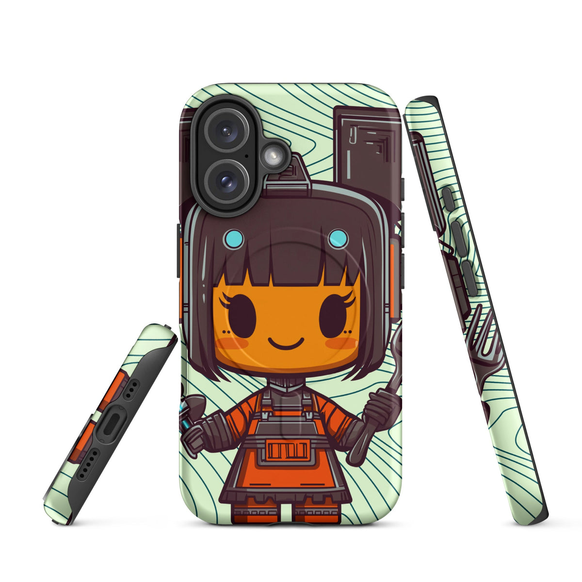 Nori the ByteChef - MagSafe Tough Case for iPhone - BBairt