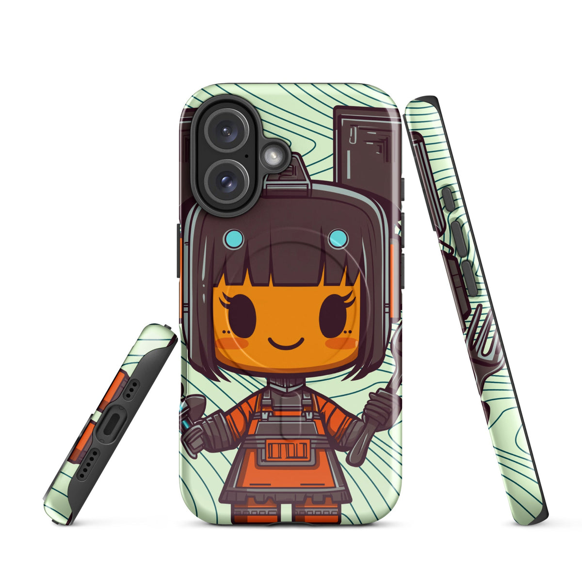 Nori the ByteChef - MagSafe Tough Case for iPhone - BBairt