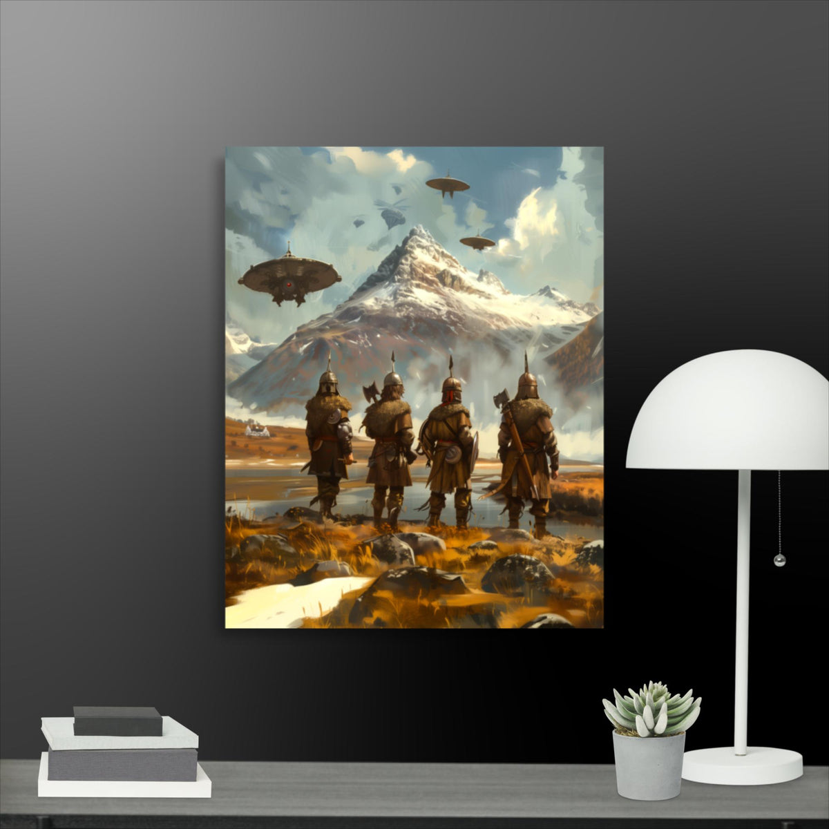 Envoys to the Mountain Monolith – Photo Paper Poster