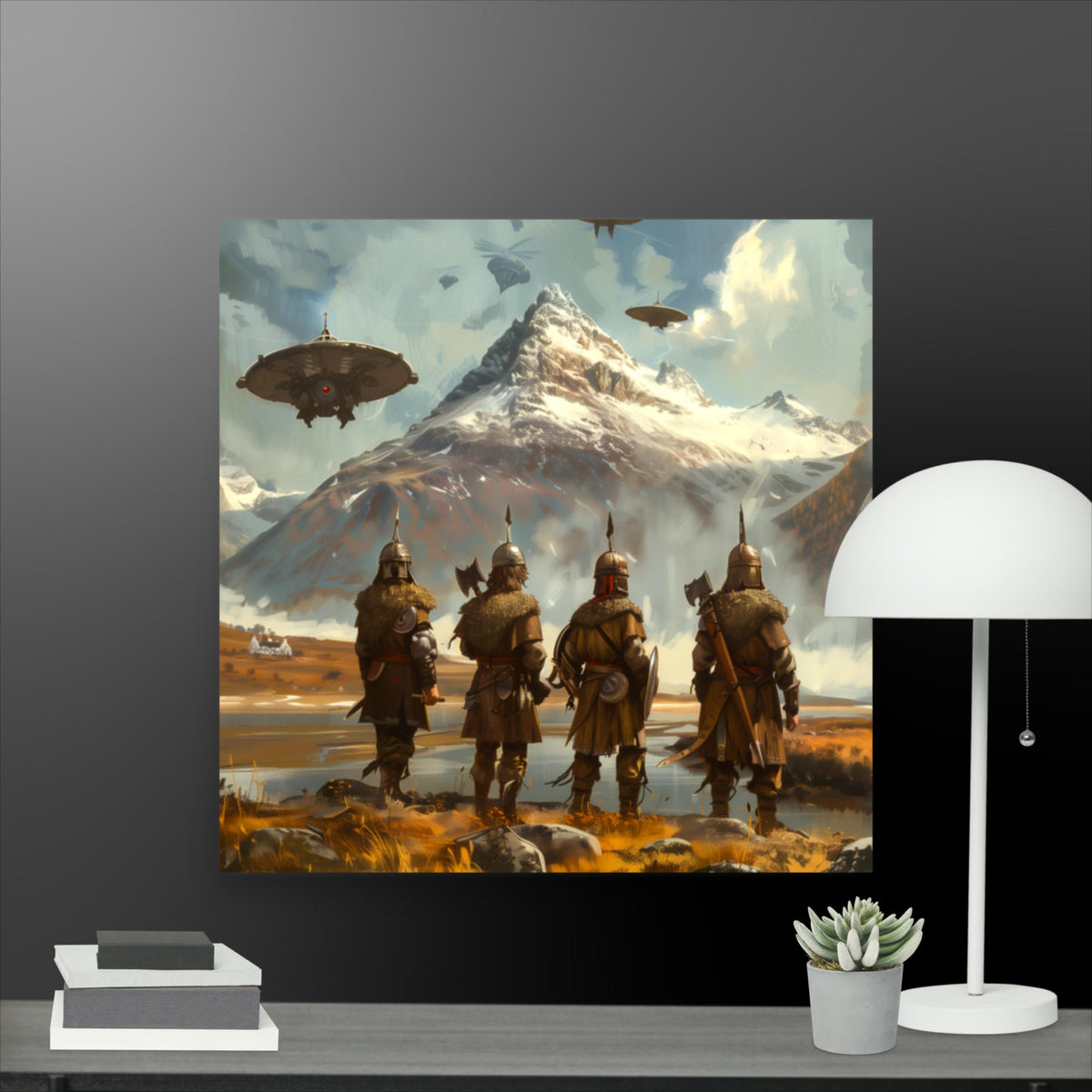Envoys to the Mountain Monolith – Photo Paper Poster