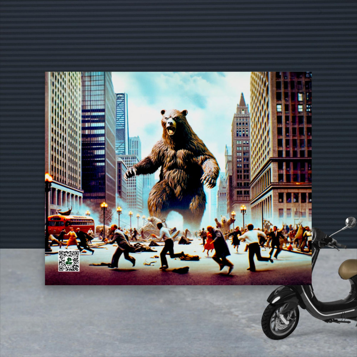 Chicago Grizzler – Photo Paper Poster