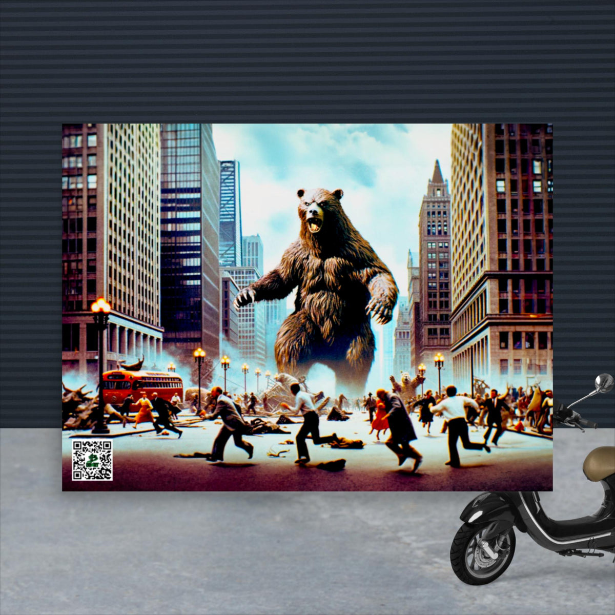 Chicago Grizzler – Photo Paper Poster
